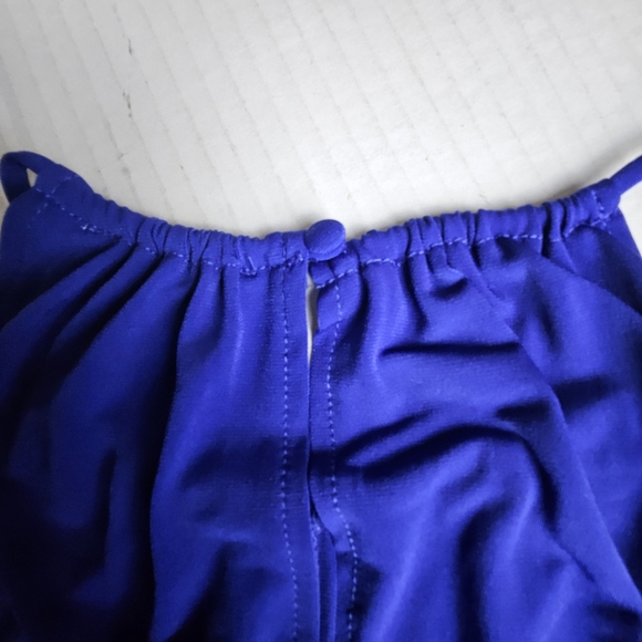 CATO Women Lovely Cobalt Blue and Black Sundress Size Large - Picture 10 of 13